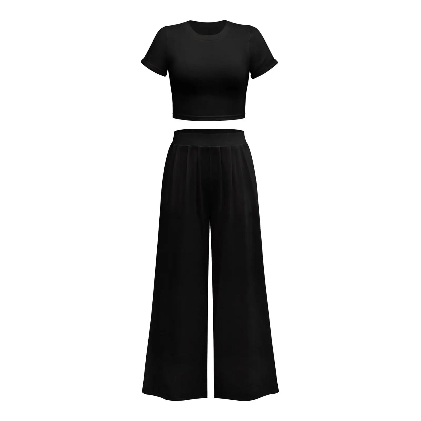 Lounge Wide Pants and Top Set